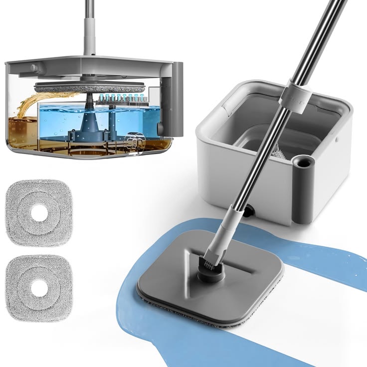 Denx - Clean & Separate Square Bucket Mop