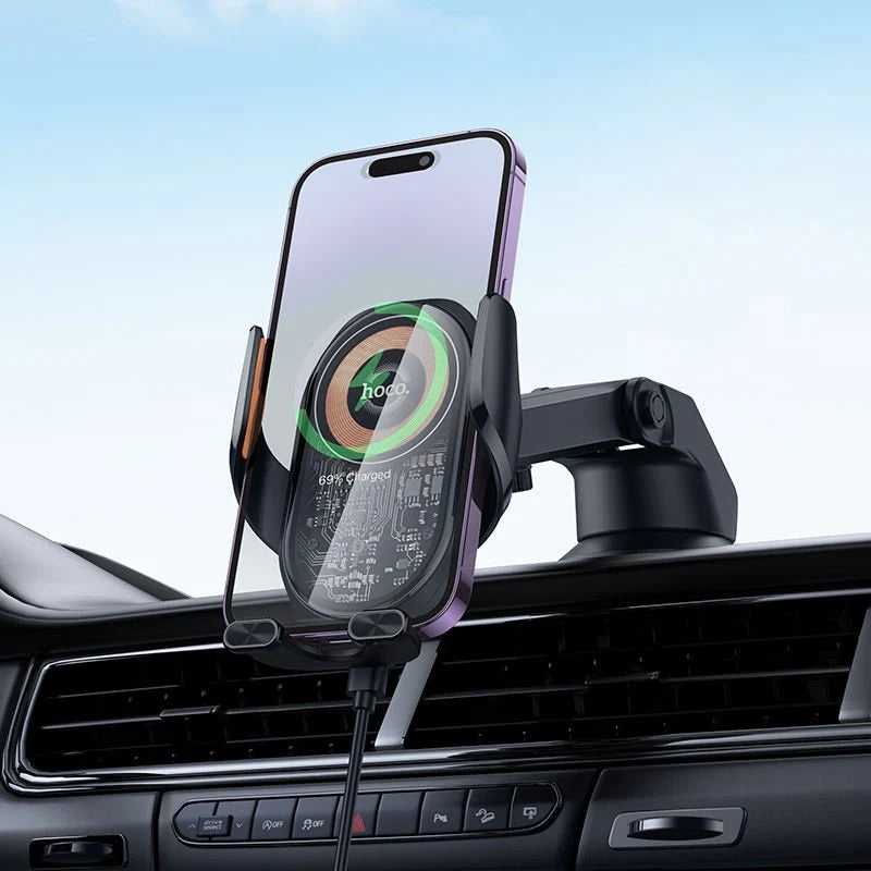 Hoco Wireless Charging Car Holder